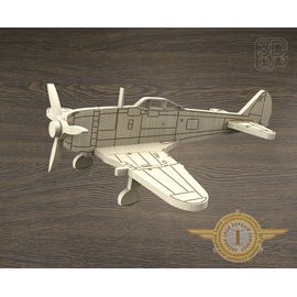 Изделия из дерева (фанеры) Nakajima Ki-44 Шоки (Shoki) самолет из дерева серия МПС "Мой первый самолет" tm-19-8677 купить в твоимодели.рф