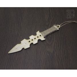 Изделия из дерева (фанеры) Метательный нож Throwing Knife №1 копия из фанеры 1:1 tm-19-8752 купить в твоимодели.рф