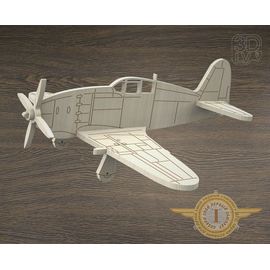 Изделия из дерева (фанеры) J2M Raiden самолет Японии из  дерева серия МПС "Мой первый самолет" tm-19-8656 купить в твоимодели.рф