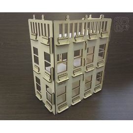 Изделия из дерева (фанеры) Кукольный домик мечты из дерева Penthouse №1 3DLV-19-8509 tm-19-8509 купить в твоимодели.рф