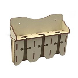 Изделия из дерева (фанеры) Подставка для зарядного устройства с проводом на 3 комплекта tm-19-8866 купить в твоимодели.рф