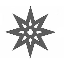 Изделия из дерева (фанеры) Сюрикен ниндзя №2 копия из дерева в масштабе 1:1 tm10025-2 купить в твоимодели.рф