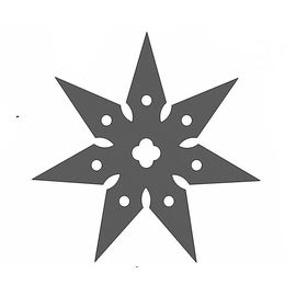 Изделия из дерева (фанеры) Сюрикен ниндзя №8 копия из дерева в масштабе 1:1 tm10025-8 купить в твоимодели.рф