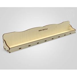 Изделия из дерева (фанеры) Полка для размещения хранения мини бутылок Miniature bottle tm-19-8863 купить в твоимодели.рф