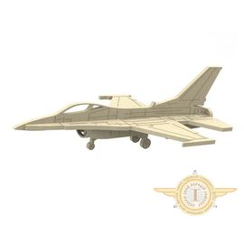 Изделия из дерева (фанеры) F-16 General Dynamics Fighting Falcon самолет из дерева серия МПС "Мой первый самолет" tm-19-8871 купить в твоимодели.рф