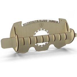 Изделия из дерева (фанеры) Держатель бумажных полотенец "Индивидуальная защита от коронавируса 2020" tm-19-8892 купить в твоимодели.рф