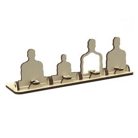 Изделия из дерева (фанеры) Мишень с цифрами для пневматического детского оружия и резинкострела tm-19-8905 купить в твоимодели.рф