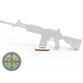 Изделия из дерева (фанеры) Деревянная подставка для мини оружия серии ОПК-мини​ tm-19-8935 купить в твоимодели.рф