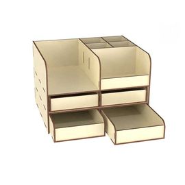 Изделия из дерева (фанеры) Органайзер универсальный №3 для офиса, дома и школьника 3DLV-10134 tm10134 купить в твоимодели.рф