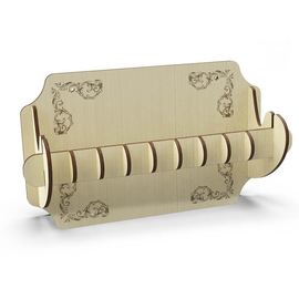 Изделия из дерева (фанеры) Универсальный держатель бумажных полотенец "Класика" tm-19-8893 купить в твоимодели.рф