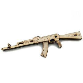 Изделия из дерева (фанеры) Автомат Калашникова АК-74 СССР Конструктор из дерева 23 см (ОПК-мини) tm-19-8926 купить в твоимодели.рф