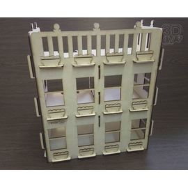 Изделия из дерева (фанеры) Кукольный домик № 1 макет в векторе DXF, AI под фанеру 4 мм tm-19-8795 купить в твоимодели.рф