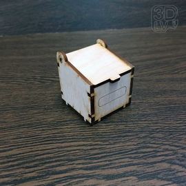 Изделия из дерева (фанеры) Коробочка из дерева для хранения различных мелких предметов tm-19-9297 купить в твоимодели.рф