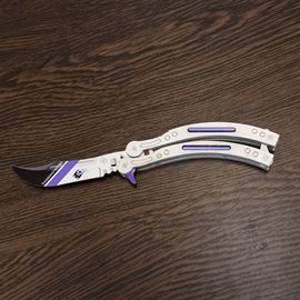 Изделия из дерева (фанеры) Нож бабочка - Butterfly Knife CS:GO копия из дерева №3 White Tooth 1:1 tm-19-9335 купить в твоимодели.рф