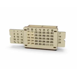 Изделия из дерева (фанеры) Вечный календарь - деревянный органайзер для канцелярии tm-19-8960 купить в твоимодели.рф