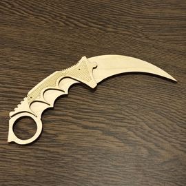 Изделия из дерева (фанеры) Нож karambit №3 CS:GO из  дерева 1:1 собранная модель tm10147-S купить в твоимодели.рф