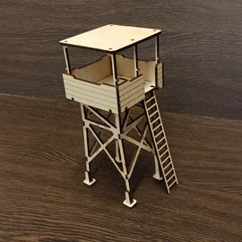 Строительство диорам Наблюдательная вышка для масштаба 1/35 (Набор для сборки) - дерево tm-19-9405 купить в твоимодели.рф