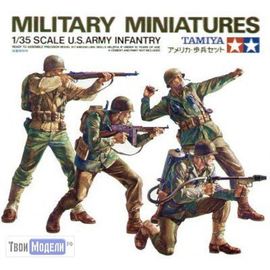 Склеиваемые модели  Tamiya 35013 Американский пехотинцы в атаке tm01448 купить в твоимодели.рф