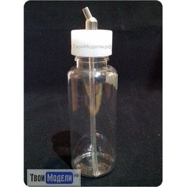 Оборудование для творчества JAS 1557 Баночка с крышкой, 100 мл, трубка 60 градусов tm01103 купить в твоимодели.рф