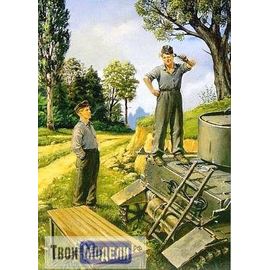 Склеиваемые модели  Master Box 3509 Немецкий технический персонал tm01483 купить в твоимодели.рф