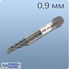 Оборудование для творчества JAS 4242 Мини-сверло, диаметр ∅ 0,9 мм, 10 шт. tm00948 купить в твоимодели.рф