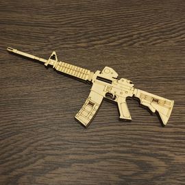 Изделия из дерева (фанеры) Автомат M16 США Конструктор из дерева 23 см 8 деталей (ОПК-мини) tm-19-9419 купить в твоимодели.рф