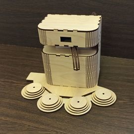 Изделия из дерева (фанеры) Корпус башня -  для автоматической наливайки разливайки на базе Arduino tm-19-9452 купить в твоимодели.рф