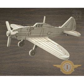 Изделия из дерева (фанеры) Reggiane Re.2001 самолет Испании из  дерева серия МПС "Мой первый самолет" tm-19-8662 купить в твоимодели.рф