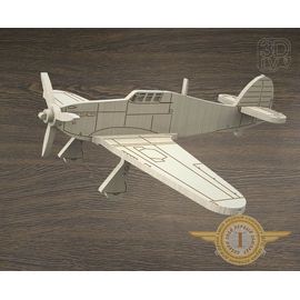 Изделия из дерева (фанеры) Hawker Hurricane самолет Британии из дерева серия МПС "Мой первый самолет" tm-19-8670 купить в твоимодели.рф