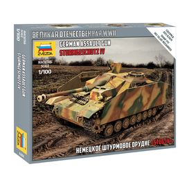 Сборка без клея zvezda 6284 Звезда Немецкая самоходная артиллерийская установка «Штуг IV» 1/72 сборка без клея tm-19-9635 купить в твоимодели.рф