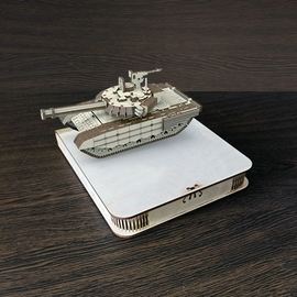 Изделия из дерева (фанеры) Танк Т-72Б3М + подиум без вырезов - Наливатор, Наливайка, разливайка разливатор - комплект для самостоятельного изготовления без ARDUINO atm-12340-2 купить в твоимодели.рф