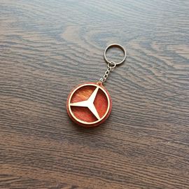  Автомобильный брелок для Mercedes-Benz дерево с кольцом для ключей машины логотип Мерседес аксессуары, подвеска AB-006-Mercedes-Benz купить в твоимодели.рф