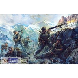 Склеиваемые модели  zvezda 3606 Звезда Советские горные стрелки tm01717 купить в твоимодели.рф