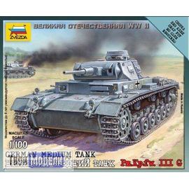 Склеиваемые модели  zvezda 6119 Звезда Pz.Kp.fw III G Немецкий средний танк. tm01657 купить в твоимодели.рф