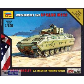 Склеиваемые модели  zvezda 7406 Звезда БМП "Брэдли" М2А2 tm01869 купить в твоимодели.рф