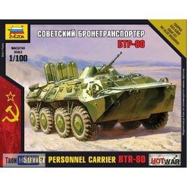 Склеиваемые модели  zvezda 7401 Звезда Советский бронетранспортер БТР-80 (Hot War) tm01671 купить в твоимодели.рф