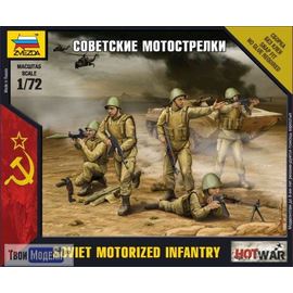 Склеиваемые модели  zvezda 7404 Звезда Советские мотострелки (Hot War) tm01673 купить в твоимодели.рф
