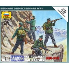 Сборка без клея zvezda 6154 Звезда Немецкие горные стрелки 1939-1943 tm01622 купить в твоимодели.рф