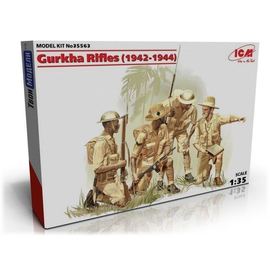 Склеиваемые модели  ICM 35563 Гуркхские (Gurkha) стрелки - 1944 год tm04936 купить в твоимодели.рф