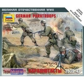 Сборка без клея zvezda 6136 Звезда Немецкие парашютисты 1939-42 tm01620 купить в твоимодели.рф