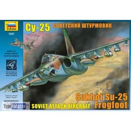 Склеиваемые модели  zvezda 7227 Звезда Су-25 Советский штурмовик 1/72  (AL) tm02074 купить в твоимодели.рф