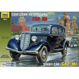 Склеиваемые модели  zvezda 3634 Звезда ГАЗ М1 Советский автомобиль 1:35 tm02637 купить в твоимодели.рф