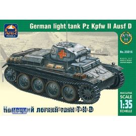 Склеиваемые модели  ARKModels 35016 Т II D Немецкий легкий танк tm03423 купить в твоимодели.рф