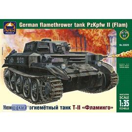 Склеиваемые модели  ARKModels 35029 PzKpfw II (F) ТII Фламинго Немецкий огнемётный танк tm03415 купить в твоимодели.рф