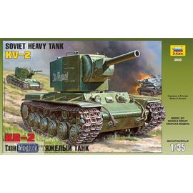 Склеиваемые модели  zvezda 3608 Звезда КВ-2 Советский танк (СССР) 1/35 tm03293 купить в твоимодели.рф