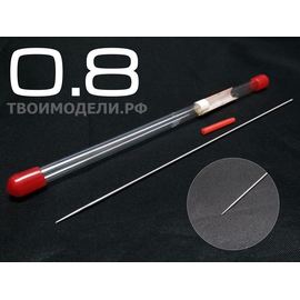  Аэрографы, компрессоры, ЗИП JAS 5138 Игла для аэрографа, длина 139 мм, 0,8 мм. tm05229 купить в твоимодели.рф