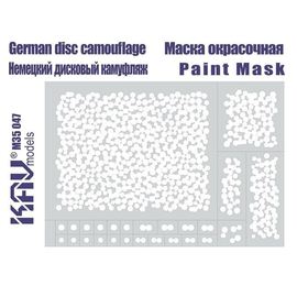 Необходимое для моделей KAV M35 047 Трафарет немецкий дисковый камуфляж 1/35 tm08197 купить в твоимодели.рф