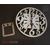 Изделия из дерева (фанеры) Часы №1 из натурального дерева с креплением на стену 220 мм tm-19-8521 купить в твоимодели.рф