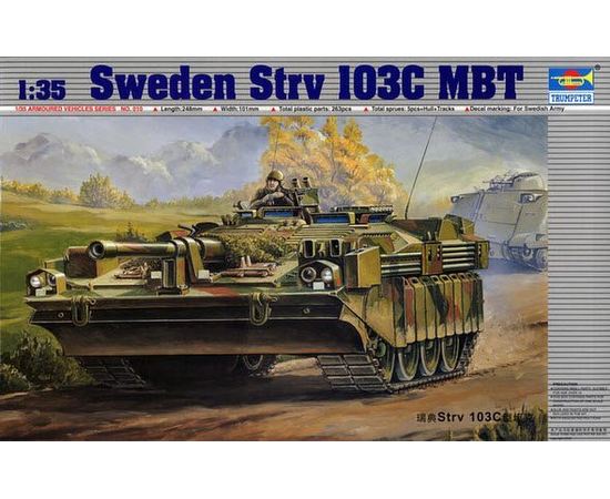 Склеиваемые модели  Trumpeter 00310 Stridsvagn 103C Шведский танк (1/35) tm06542 купить в твоимодели.рф