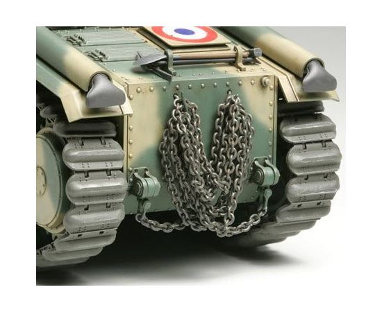 Склеиваемые модели  Tamiya 35282 B1 bis Французский танк + командир 1/35 tm07975 купить в твоимодели.рф